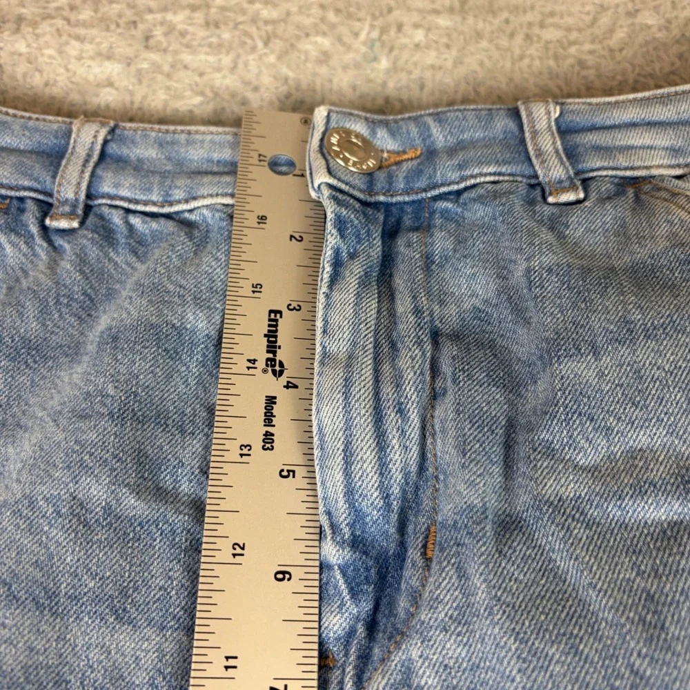 American Eagle Highest Rise 90s Boyfriend Carpenter Jeans Light Wash Blue Size 6
